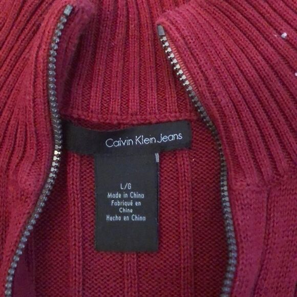 Men’s Calvin Klein Jeans Red sweater - Picture 2 of 3